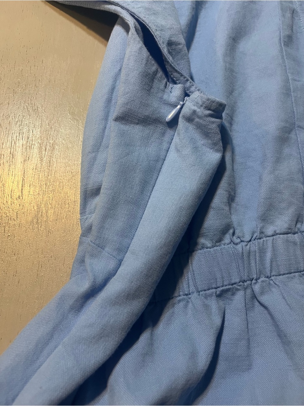 a new day Light Blue Sleeveless V-Neck A-Line Dress - Picture 9 of 10